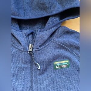 BNWT LL Bean hooded zip jacket